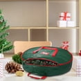 thumbnail image 2 of Agiferg Tear Resistant Water Resistant Christmas Wreath Storage Bag Wreath Receive Bag, 2 of 2