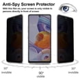 thumbnail image 3 of 2+2 Pack Samsung Galaxy S22 Privacy Screen Protector and Camera Lens Protector, 9H Anti Spy Dark Tempered Glass Film, Anti-Scratch, Case Friendly, Easy Installation, Bubble Free, 3 of 7