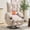 Beige, variant on Bingirl Power Lift Recliner Chair - Electric Massage & Heat Recliner with 45° Assist Stand, Swivel Rocker with Cup Holders