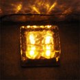 thumbnail image 1 of Pompotops Solar Powered Outdoor LED Square Fence Light Garden Post Lamp Clearance, 1 of 1