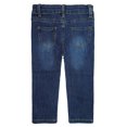 thumbnail image 2 of KIDSCOOL SPACE Little Girls Jeans,Elastic Band Inside Embroidered Butterfly Stretchy Soft Denim Slim Pants, 2 of 6