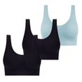 thumbnail image 1 of Bra for Women Full-Coverage Bra Feature V-Neck Nursing Bra Style W-1773 Blue-a L, 1 of 7