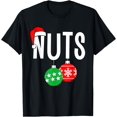 thumbnail image 1 of Chest Nuts Matching Chestnuts Funny Christmas Couples Nuts T-Shirt - As Picture - M, 1 of 4