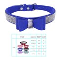 thumbnail image 2 of pitrice Bling Crystal Cat Collar Metal Adjustable Puppy Bow Tie Rhinestone Soft Collars Pet Supplies for Small Medium Dogs, 2 of 3