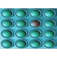 thumbnail image 1 of Ahgly Company Tapis d'Intérieur Rectangulaire Transitionnel Vert Sarcelle Lavable à la Machine, 6 Pieds x 9 Pieds, 1 of 7