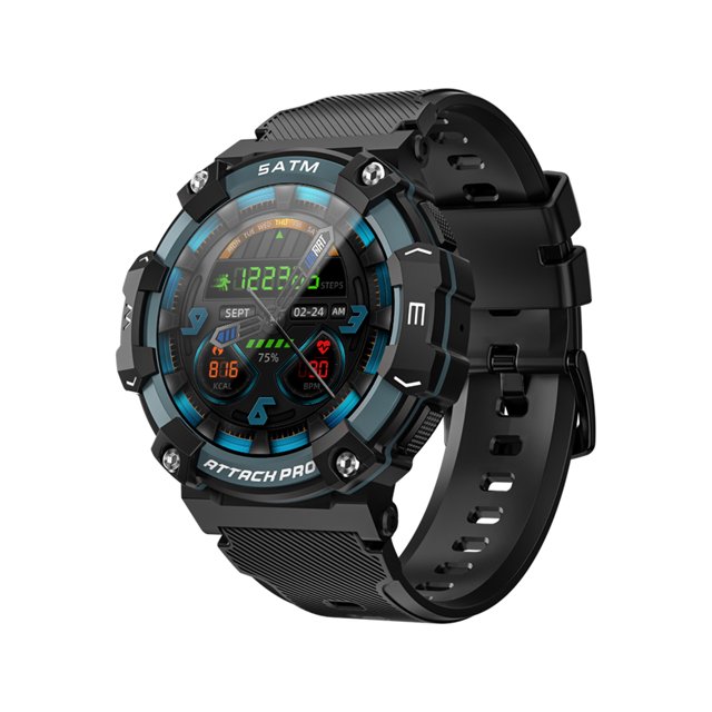 LOKMAT ATTACK 2 PRO Smart Watch 1.39-Inch TFT LED FullTouch Screen Bluetooth Call Fitness