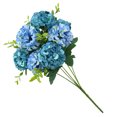 thumbnail image 4 of ziyahi Artificial Flower Bouquet Home Silk Cloth Decor Wedding Party Fake Flower blue 1Set, 4 of 6