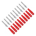 thumbnail image 2 of 10Pcs 4mm 7Pin Banana Plug Copper 1000V 32A Stackable Male Plugs with Soft Sleeve Screw TightRed, 2 of 14