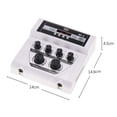 thumbnail image 4 of Muslady MF-8 Mini Karaoke Audio Mixer with Stereo Echo, Dual Microphone Inputs, Bluetooth Recording, MP3 Capability, and Amplifier for TVs, PCs, and Smartphones, 4 of 8