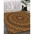 thumbnail image 3 of Ahgly Tapis Rectangulaire Lavable en Machine Intérieur Transitionnel Sedona Brun, 2 Pieds x 3 Pieds, 3 of 7