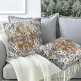 thumbnail image 4 of Boho Carpet Throw Pillow Cover Case Rug Boho Style Ethnic Design Throw Pillows Set of 2 Super Soft Pillow Covers 18x18 Inches Farmhouse Home Decor for Living Room Bedroom Sofa Couch Cushion Cover, 4 of 6