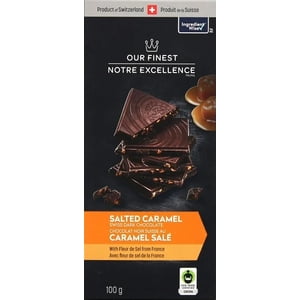 Our Finest Salted Caramel Swiss Dark Chocolate