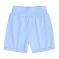 thumbnail image 4 of Plebaso Baby Girls Boys Two-Piece Sets Matching Color Round Neck Short-sleeved Blouse Shorts Infant Summer Clothes, 4 of 4