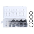 thumbnail image 3 of Ensemble d'Assortiment d'Anneaux de Retenue Externe, Kit de Clip E-Clip 2-32mm Kit de Clip Circulaire Durable pour la Résistance à la Traction, 3 of 8