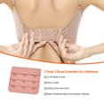 thumbnail image 4 of Extension Strap Bra Extender Buckle 3 Hook Women Practical Elastic Multicolor Extension Accessories Practical Elastic Multicolor Clips Tight 3 Rows Underwear bright pink, 4 of 6