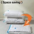 thumbnail image 5 of WHEANG Transparent Blue Vacuum Compression Bag Storage Bag Hand Rolled Vacuum Travel Down Jacket Cotton Quilt Moving Storage Bag (boxed With Hand Pump), 5 of 5