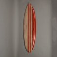 thumbnail image 4 of Lot de 3 Tentures Murales de Planche de Surf en Bois Rayé Peintes à la Main - Pièces d'Accent d'Art de Décoration de Plage - Chacune de 32 Pouces de Long - Parfaites pour les Chambres et les Salles de Bains, 4 of 5