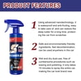 thumbnail image 4 of Fast Acting Liquid Ceramic Coating Spray Quick Application Auto Top Coat Wax Protector 500Ml White Free Size Plastic White #S787q, 4 of 9