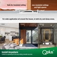 thumbnail image 3 of QPLUS 4Inch LED Recessed Slim Pot Light with Junction Box, 10W (=75W), 750 Lumens, Dimmable, IC Rated, ETL, Energy Star (5000K, 24 Pack), 3 of 5