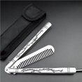 thumbnail image 4 of Folding Comb Hairdressing Tool High-strength Hair Styling Tool Styling Tool Multifunctional Stainless Steel Wear-resistant Training Combs Barber Tools for, 4 of 6
