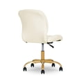 thumbnail image 3 of Mainstays Bouclé Armless Office Chair, Cream, 3 of 9