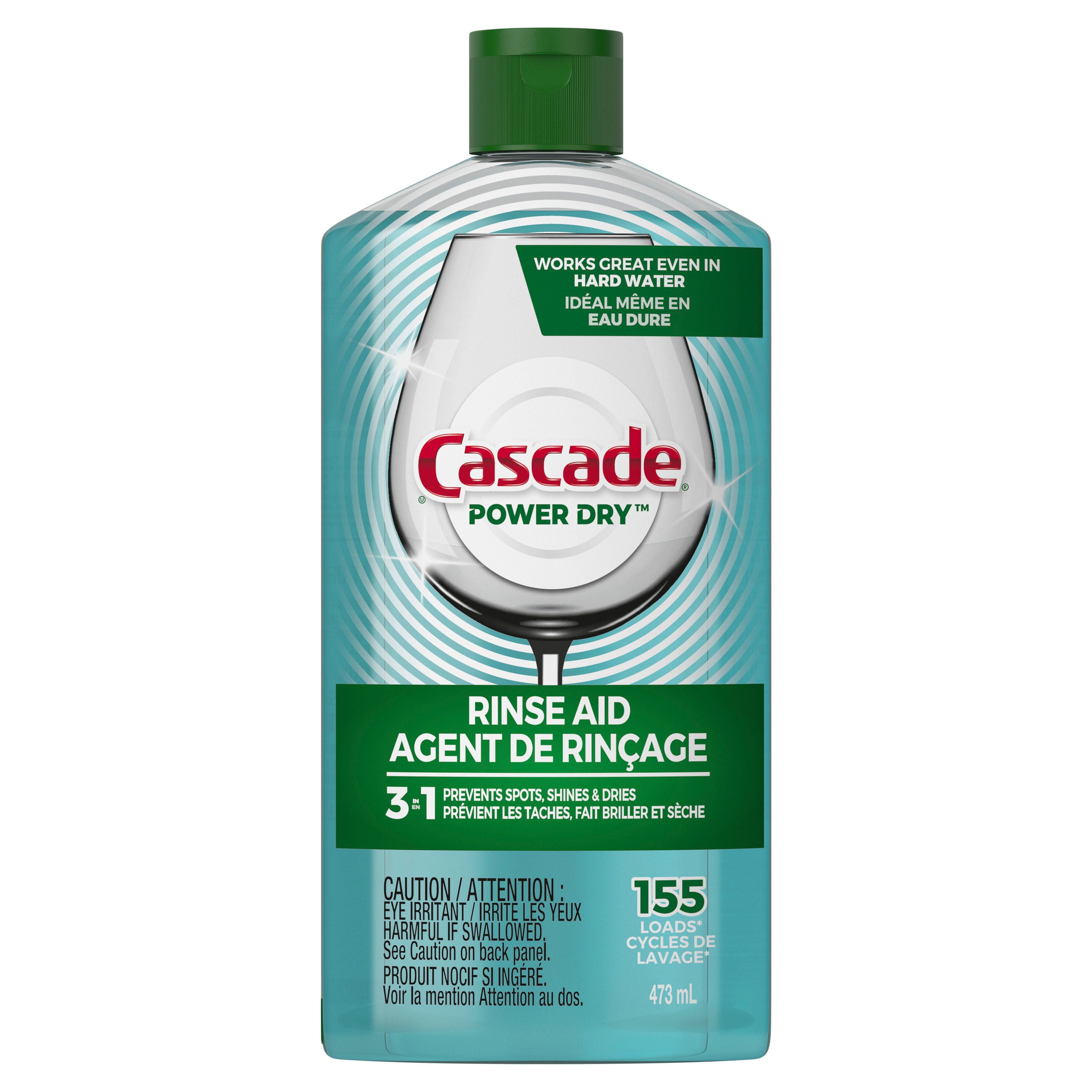 Cascade Power Dry Agent de Rinçage pour Lave-Vaisselle 473ML