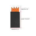 thumbnail image 3 of INSPIRE CHIC Men's Pocket Squares Pre Folded Triangles On Card Suit Handkerchief Orange One Size, 3 of 4