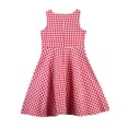 thumbnail image 4 of MesaSe Robe Mère-Fille Sans Manches à Col Rond, Ligne A, Longueur Genou, à Carreaux, Mignonne avec Nœud Décoratif, 4 of 7