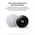 thumbnail image 4 of Google Nest Thermostat Power Connector White Smart Home, 4 of 4