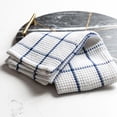 thumbnail image 3 of Fabstyles Cotton Solo Waffle Weave Kitchen Towels, Extra Large Dish Cloths, Super Absorbent and Quick Dry Tea Towels with Hanging Loop, 18x28 Inches, Set of 4, 3 of 5