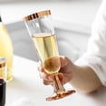 thumbnail image 3 of 12PCS Champagne Flute Creative Disposable Plastic Wedding Cup Champagne Glass, 3 of 6
