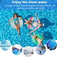 thumbnail image 3 of AMERTEER Swimming Pool Floating Chemical Chlorine Tablet Dispenser Hot Tub Floater Disinfection Tool Cleaner, 3 of 7