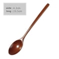 thumbnail image 2 of Boovnll Spoons, Wooden Spoon Fork Kitchen Cooking Utensil Tools Soup-Teaspoon Tableware, Kitchen Gadgets, Plastic Spoons, Spoon, 2 of 5