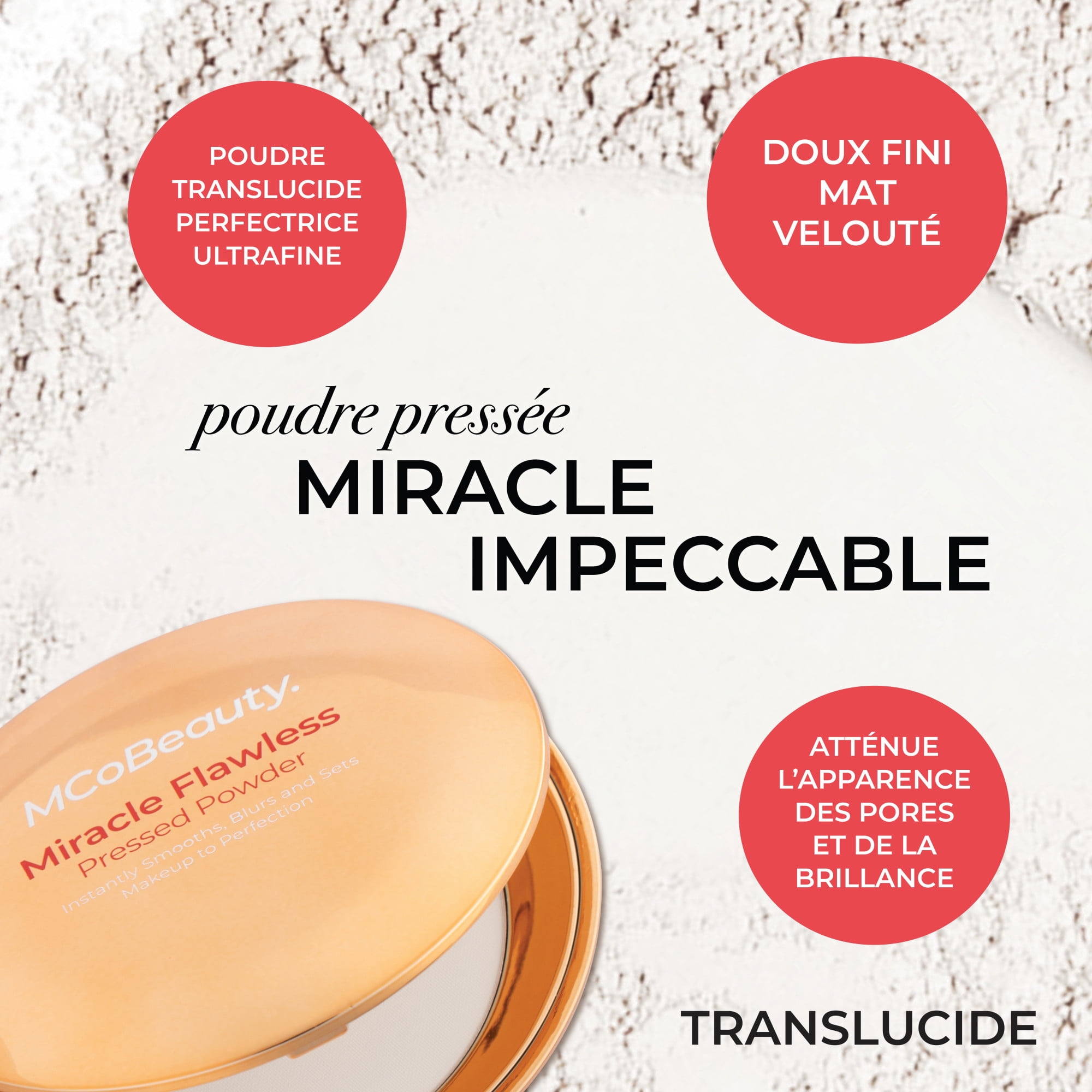 MCoBeauty - Poudre Compacte Miracle Impeccable