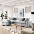 thumbnail image 1 of Modway Commix 4 Piece Down Filled Overstuffed Sectional Sofa Set in Light Gray, 1 of 10