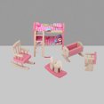 thumbnail image 2 of Fyydes Meubles de Maison de Poupée en Bois, Mini Ensemble de Meubles en Bois de Simulation Réaliste pour Accessoire de Maison de Poupée 1:12, Meubles de Maison de Poupée, 2 of 8