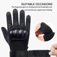 thumbnail image 1 of 1 Pair Glove Practicing Breathable Adjustable Mitts Cycling Riding Sports Hands Protection Gloves Outdoor Hiking Hunting Backpacking Green L, 1 of 1
