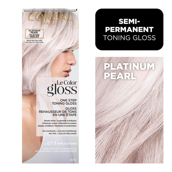 L'Oréal Paris Le Color Gloss, Gloss pour Cheveux en 1 Étape