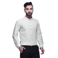 thumbnail image 3 of BESTMAN Kurta-Shirt Court pour Homme, Inde, Imprimé, Manches Longues Retroussables, 3 of 6