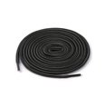 thumbnail image 1 of INSPIRE CHIC Unisex Round Rope Dual Colored Striped 1/5 Thick Boot Shoelace 70cm / 27.55" Dark Gray Black, 1 of 4