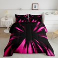 thumbnail image 1 of Erosebridal Gradient Geometric Bedding Sets King with Comforter, Abstract Striped Duvet Insert, Adult Teens, Reversible 3-Piece, 1 of 7
