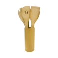 thumbnail image 1 of JS Gourmet - Ensemble de 7 Pcs d'Ustensiles de Cuisine en Bambou Naturel, 1 of 2