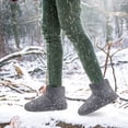 thumbnail image 2 of GPCT Bottes d'Hiver pour Femme en Suède Mi-Mollet Botte Chaussure Courte Peluche Doublure Chaude Chaussures, 2 of 5