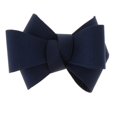 thumbnail image 2 of Esquirla 2PC Bowknot Shoe Buckle Removable High Heel Shoe Clips Charms Bridal Wedding Dark Blue, 2 of 8
