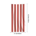 thumbnail image 3 of Red Microfiber Beach Towel Red Stripe Large Size 80X160Cm #0ROR0, 3 of 8