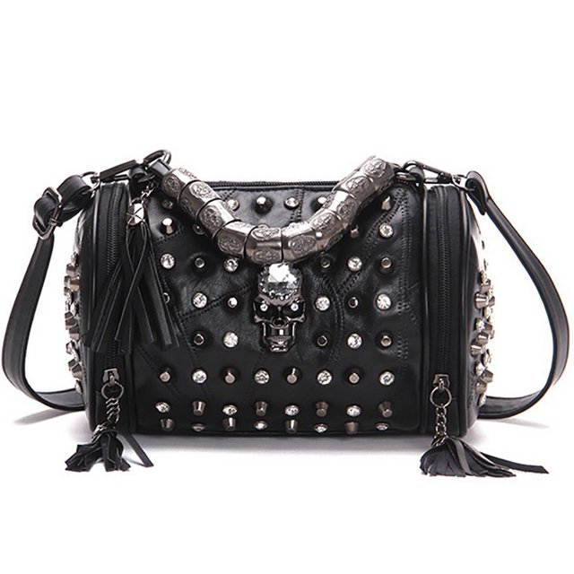 Lady Handbag Fashion Rivet Creative Multiuse Crossbody Bag Shoulder Purse
