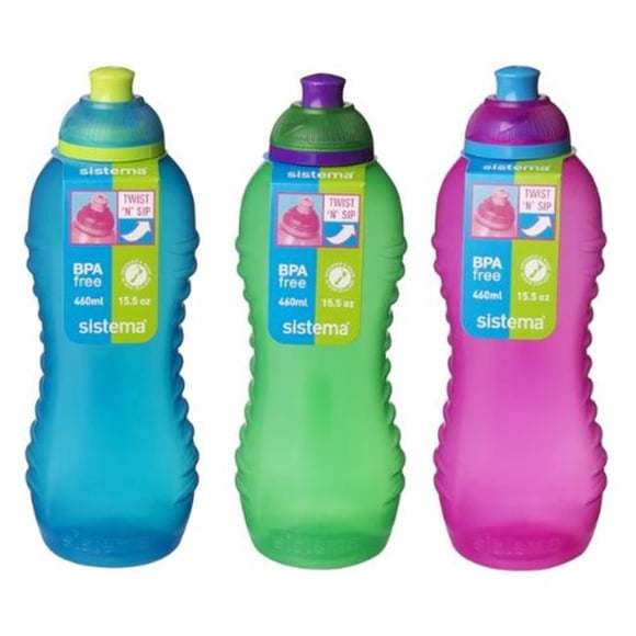 Sistema 785 Twist N Sip Bottle, Assorted Colors