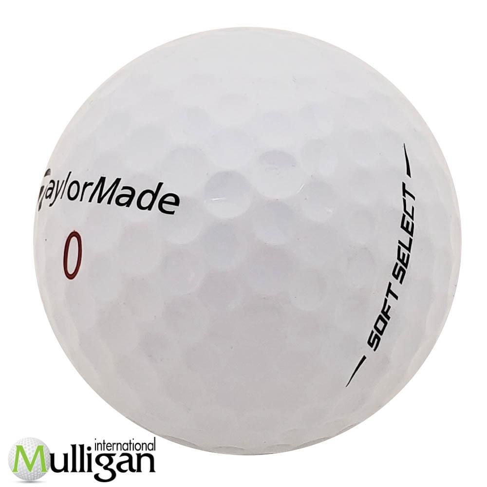Mulligan - 12 balles de golf récupérées Taylormade Soft Select 5A, Blanc