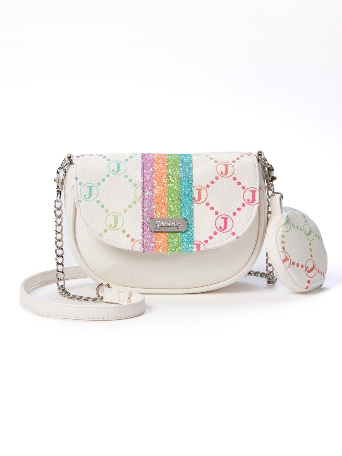 JUSTICE MINI SAC À BANDOULIÈRE AVEC LOGO J