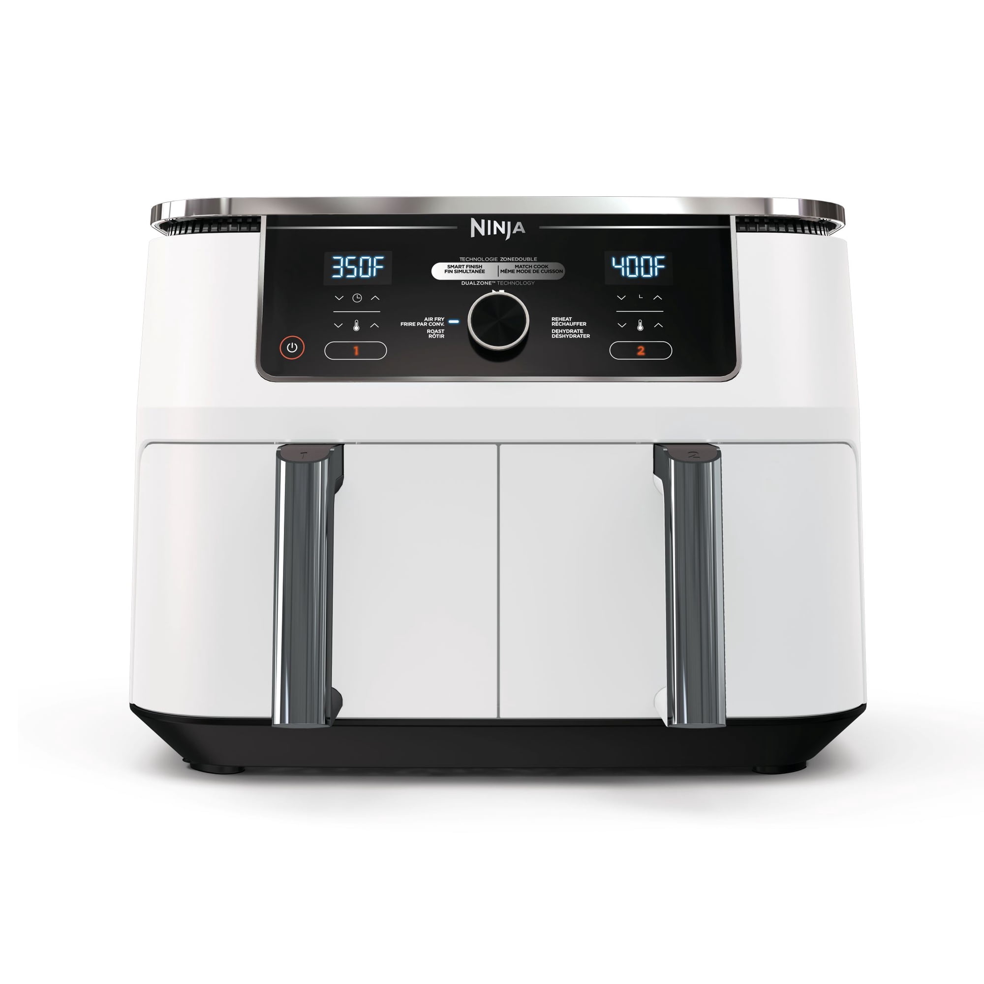 mugiちゃん専用 NO.10 VIERA 2台セット Ninja Foodi 4-in-1 10 Qt. XL 2-Basket Air Fryer with Dual Zone